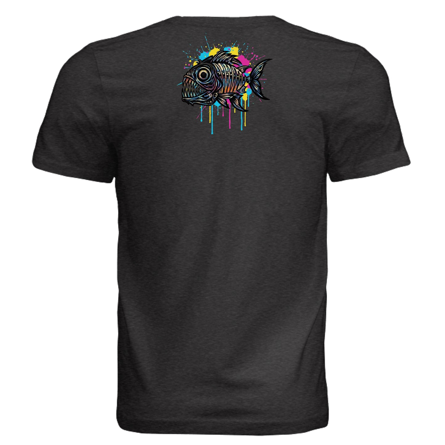 BLK HTHR TRIBLND - 3413C - BACK