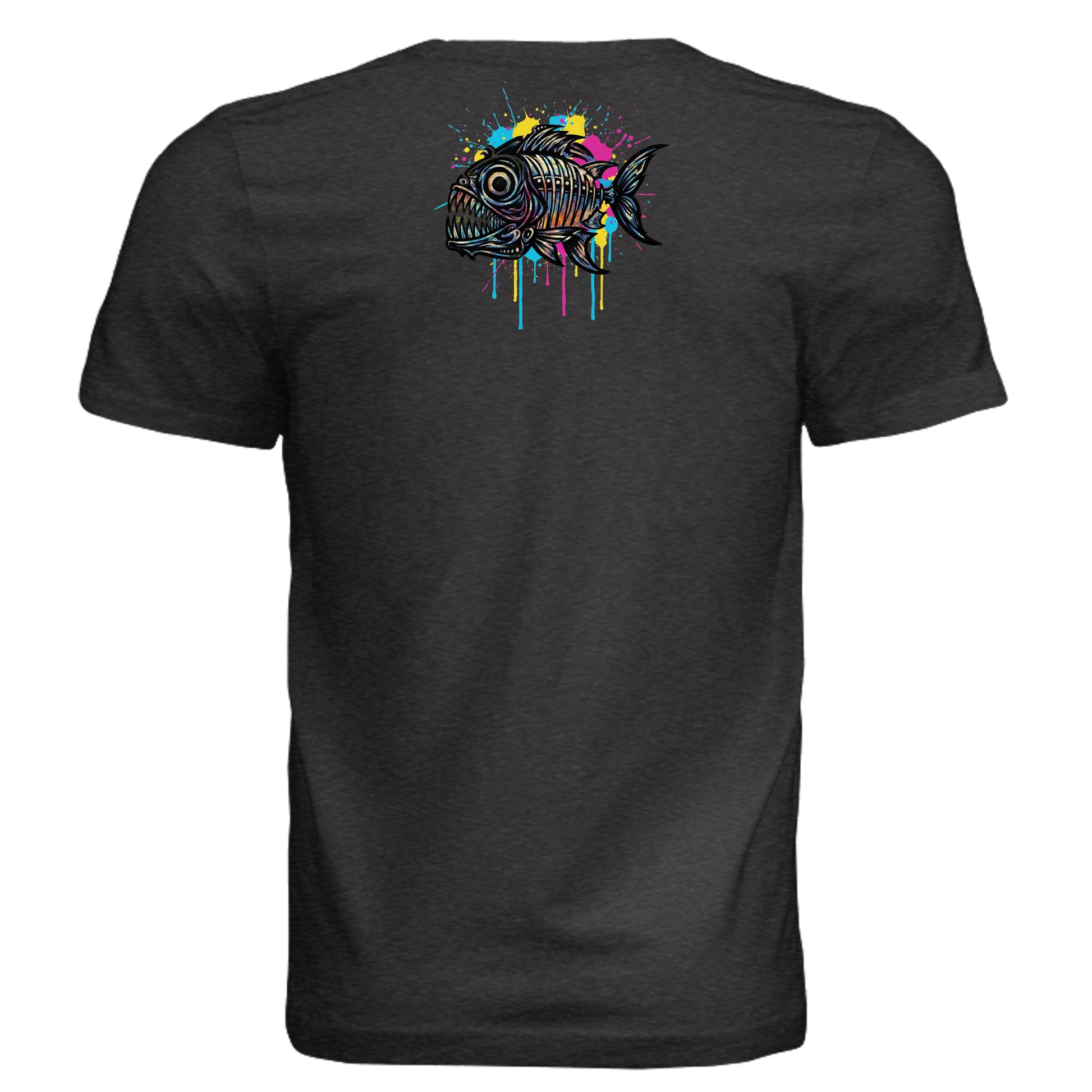 BLK HTHR TRIBLND - 3413C - BACK