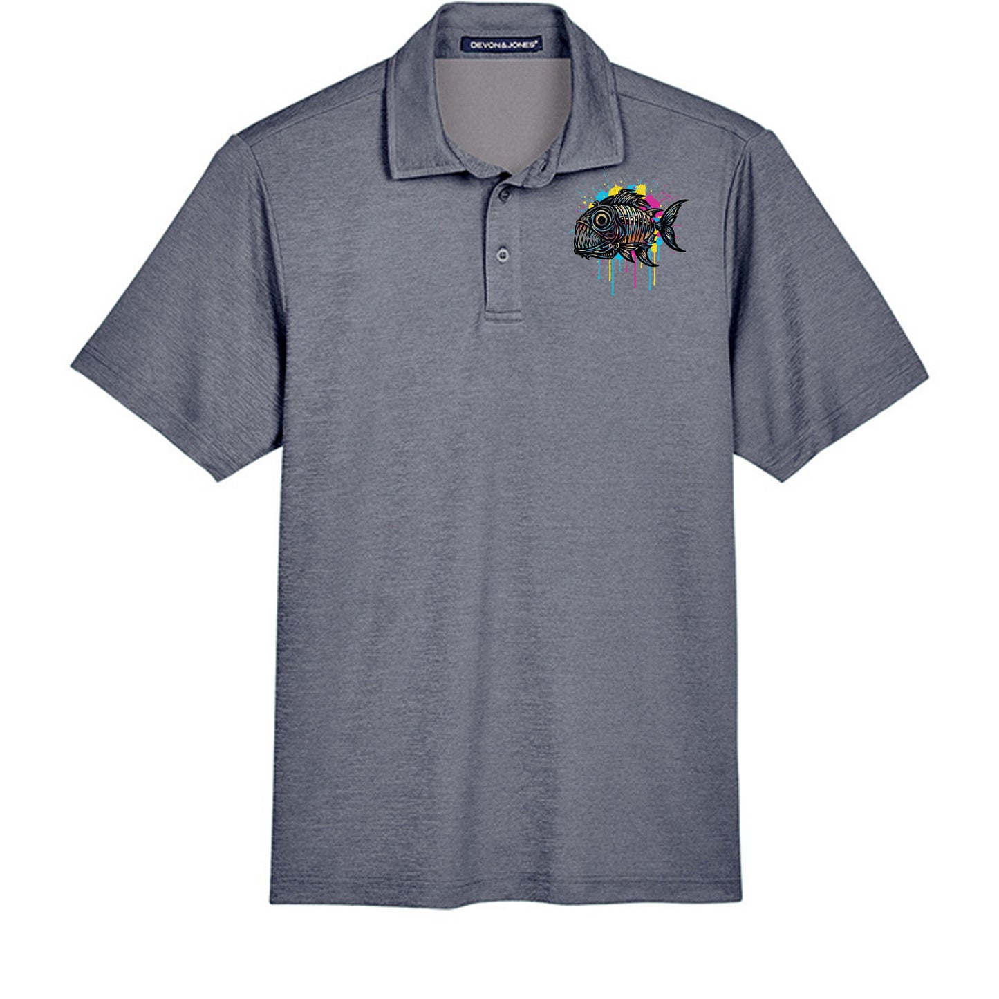 NAVY HEATHER - DG22 - FRONT