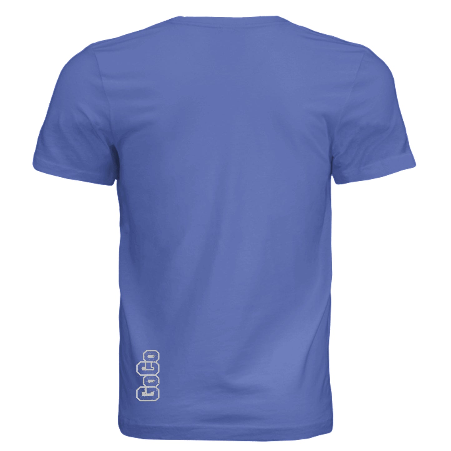 Solid True Royal Triblend - 3413C - BACK