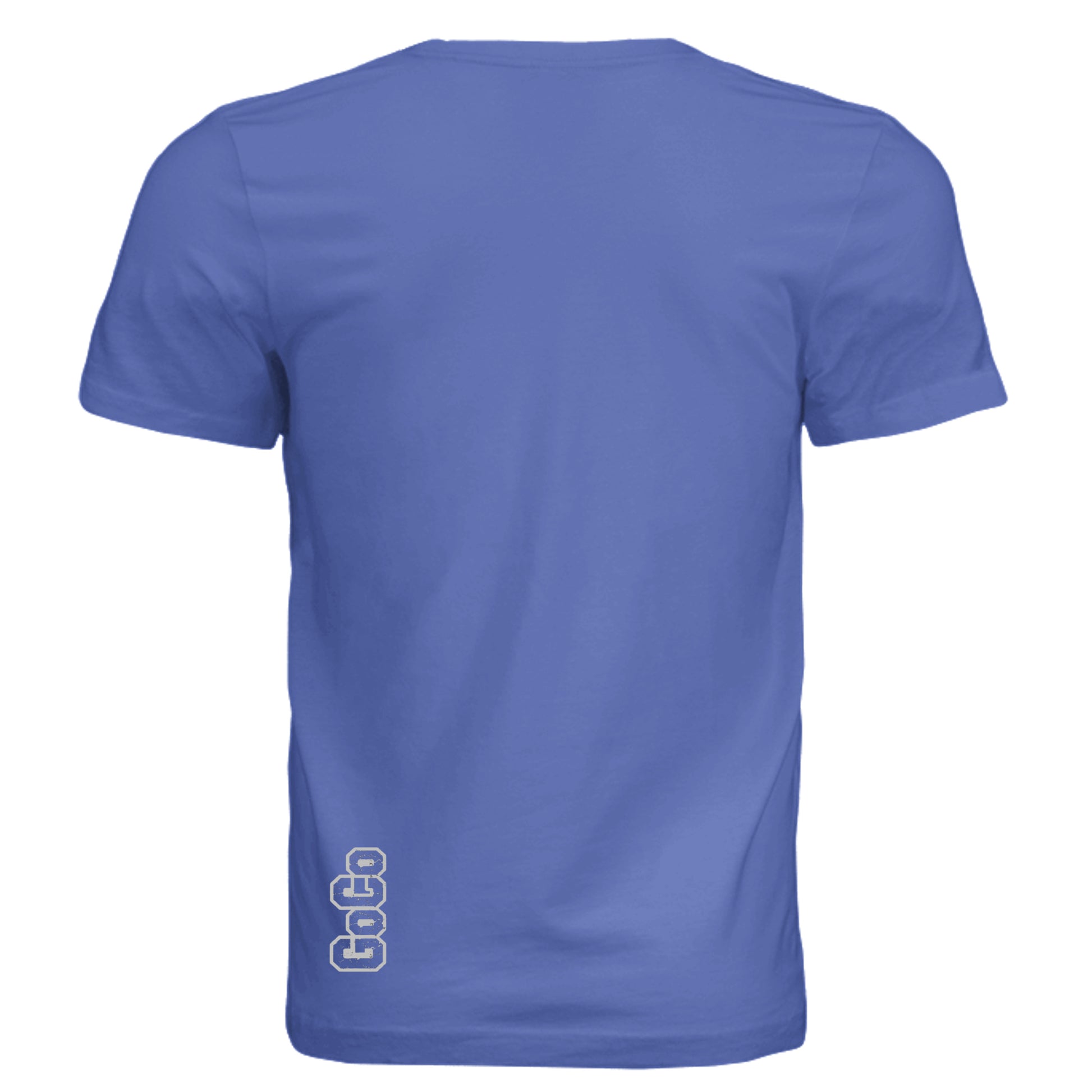 Solid True Royal Triblend - 3413C - BACK