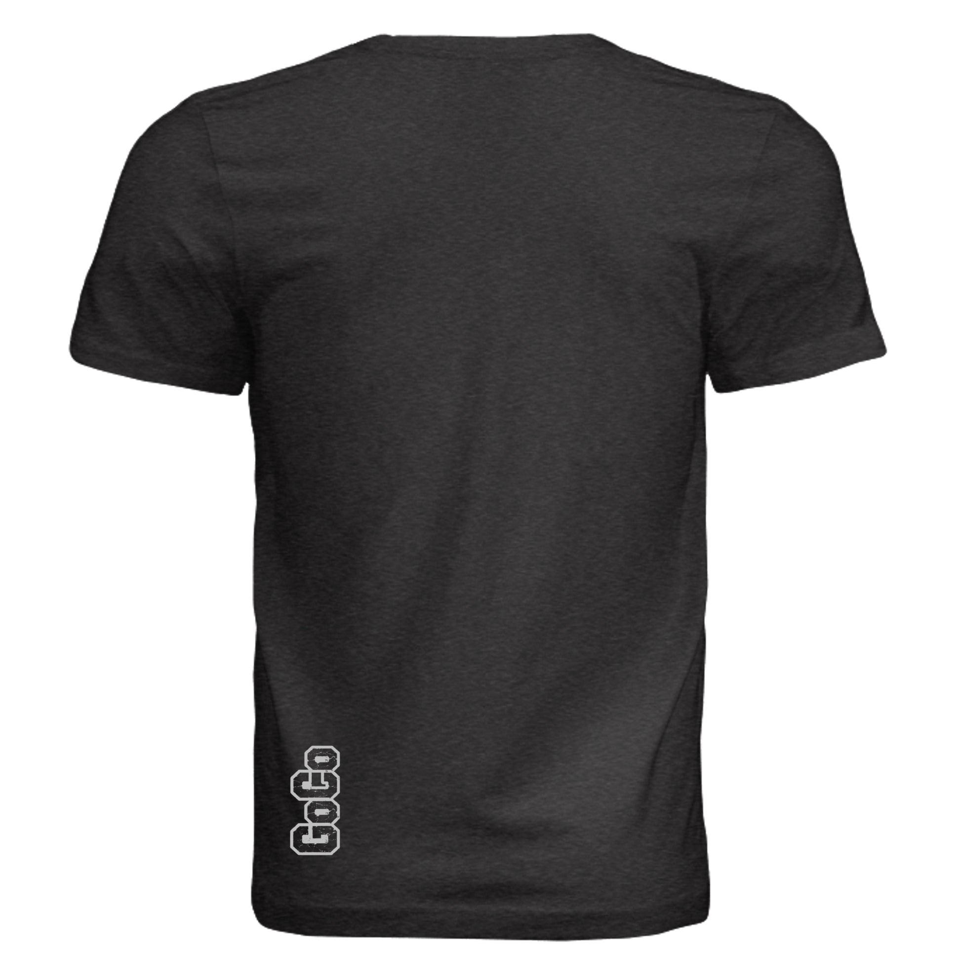 Black Heather Triblend - 3413C - BACK