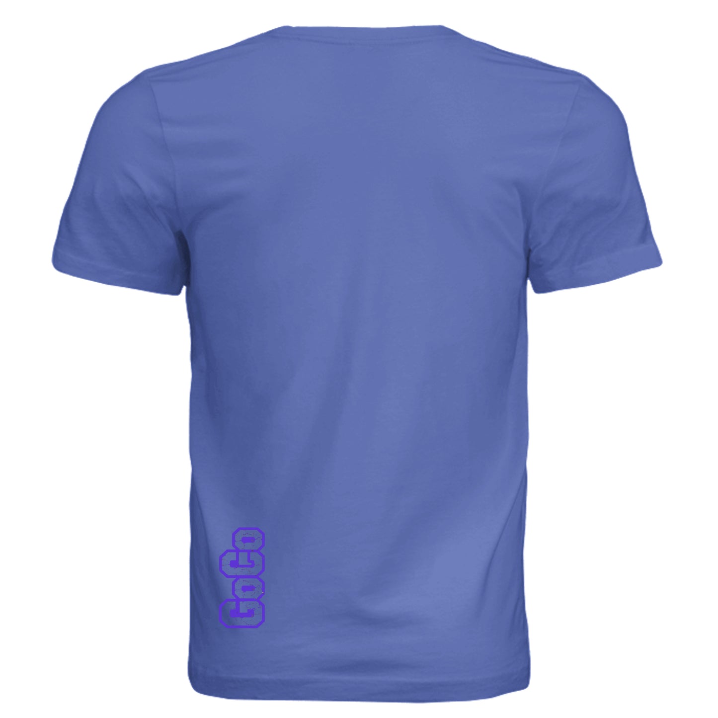 Solid True Royal Triblend - 3413C - BACK