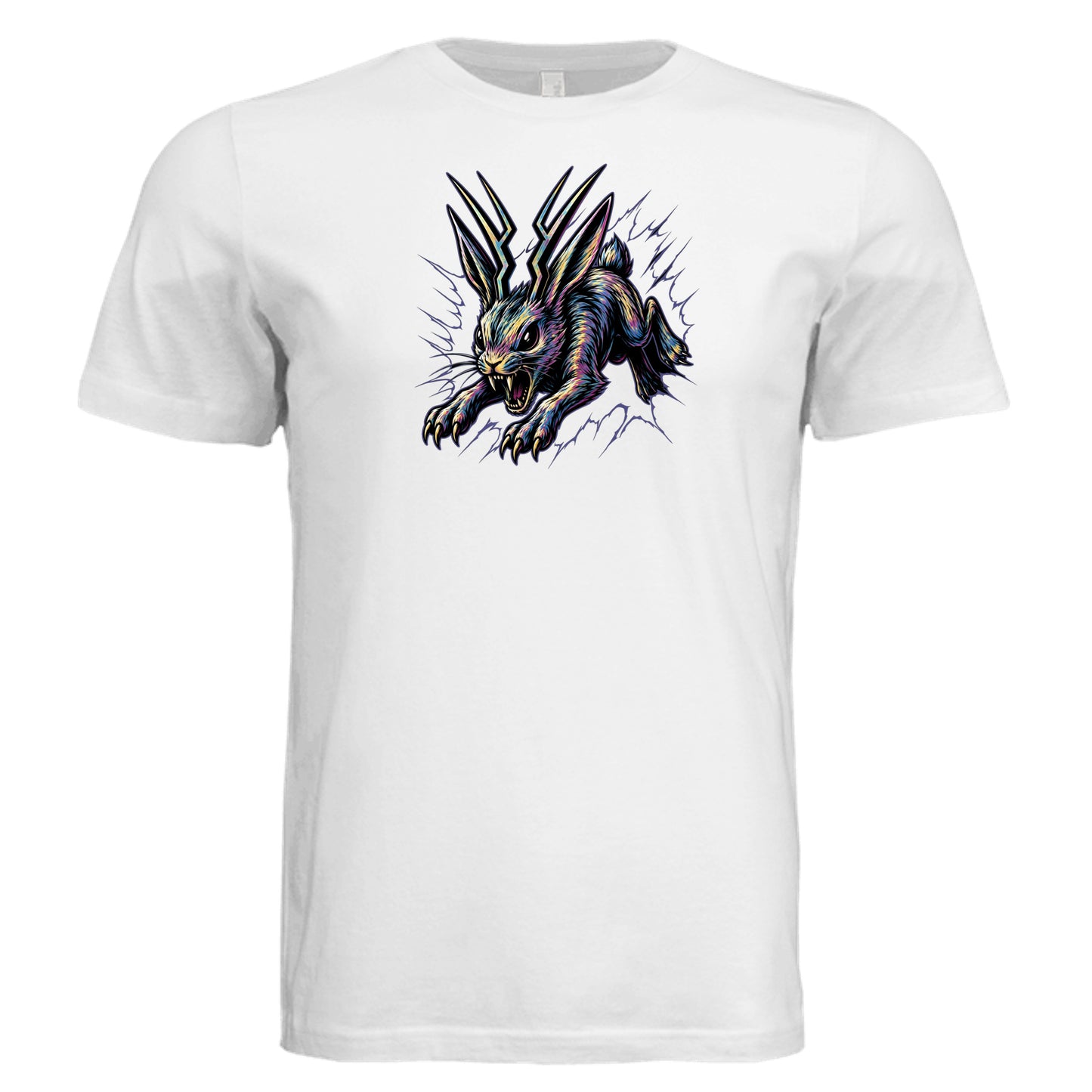 Solid White Triblend - 3413C - FRONT