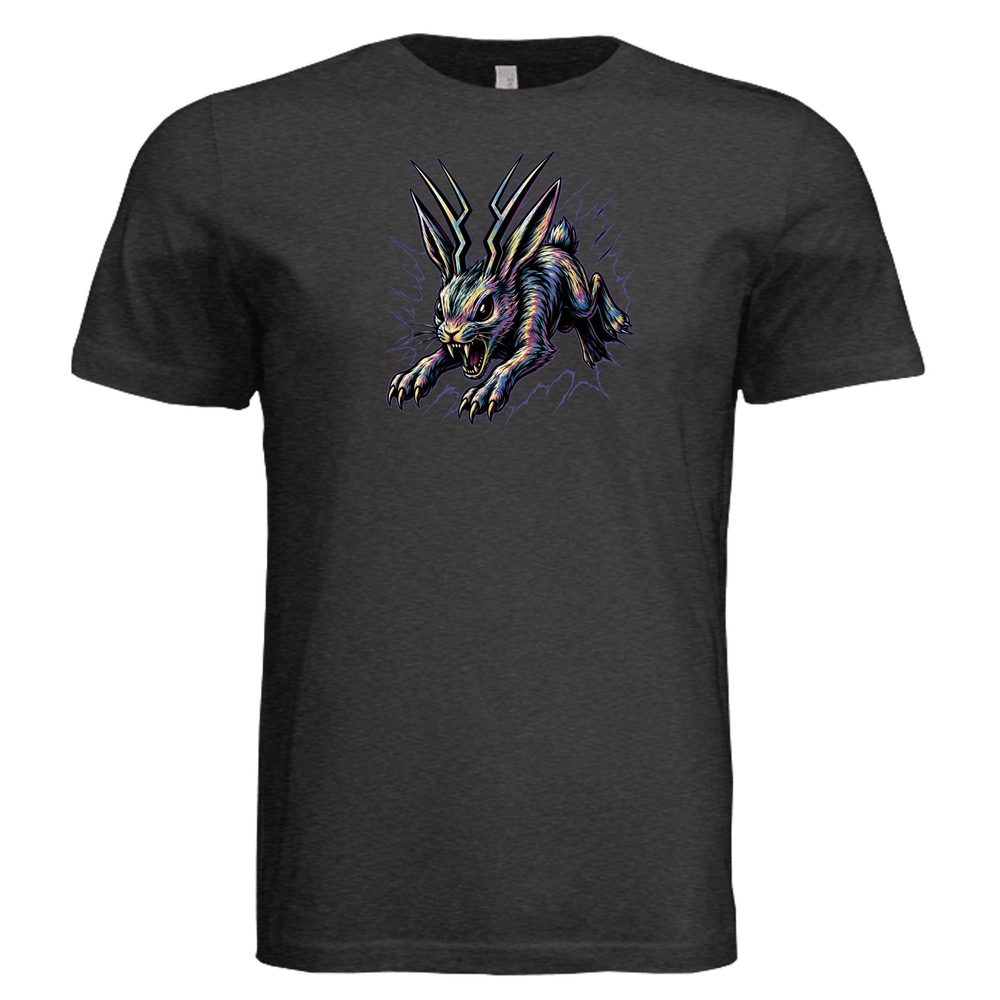Black Heather Triblend - 3413C - FRONT