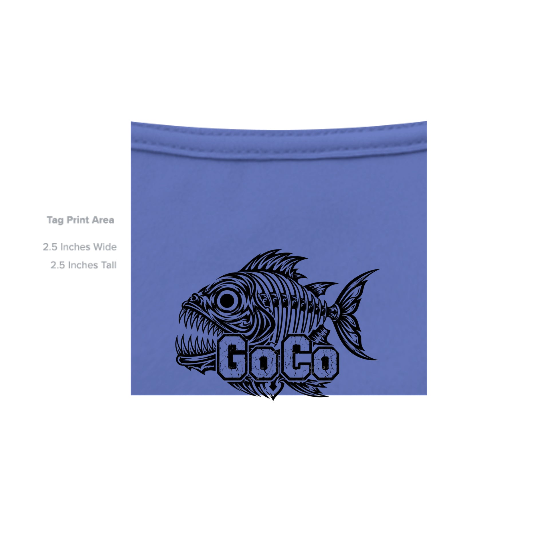Solid True Royal Triblend - 3413C - INSIDE_TAG_LINE